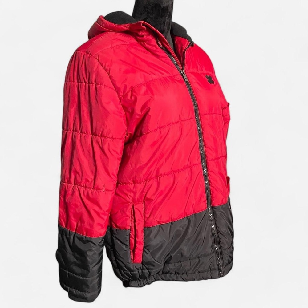 Lucky Brand Red and Black Puffer Jacket